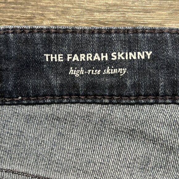 AG Farrah Skinny Jeans Size 29 High Rise Brooks Dark Wash Stretch Denim - Picture 5 of 11